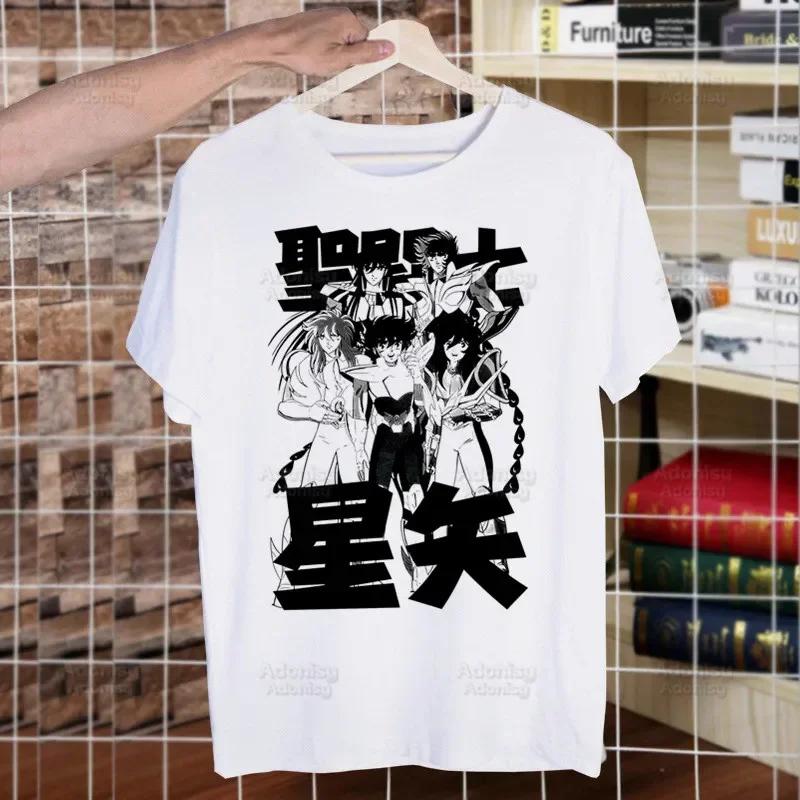 Saint Seiya Anime Manga Phoenix T-shirts Summer Men/Women Hip Hop Funny Print Tshirt Streetwear T Shirts Short Sleeve Tops
