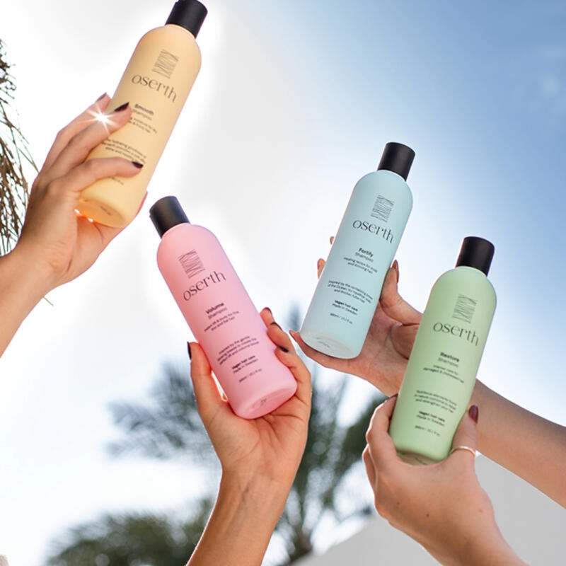 Shampoo 300ml 4-piece set From Sweden OSERTH Shampoo 300ml 4-piece set