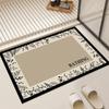 Bathroom, Toilet, Absorbent Mat, Toilet Door Non-slip Mat, Foot Pad, Toilet Quick-drying Carpet