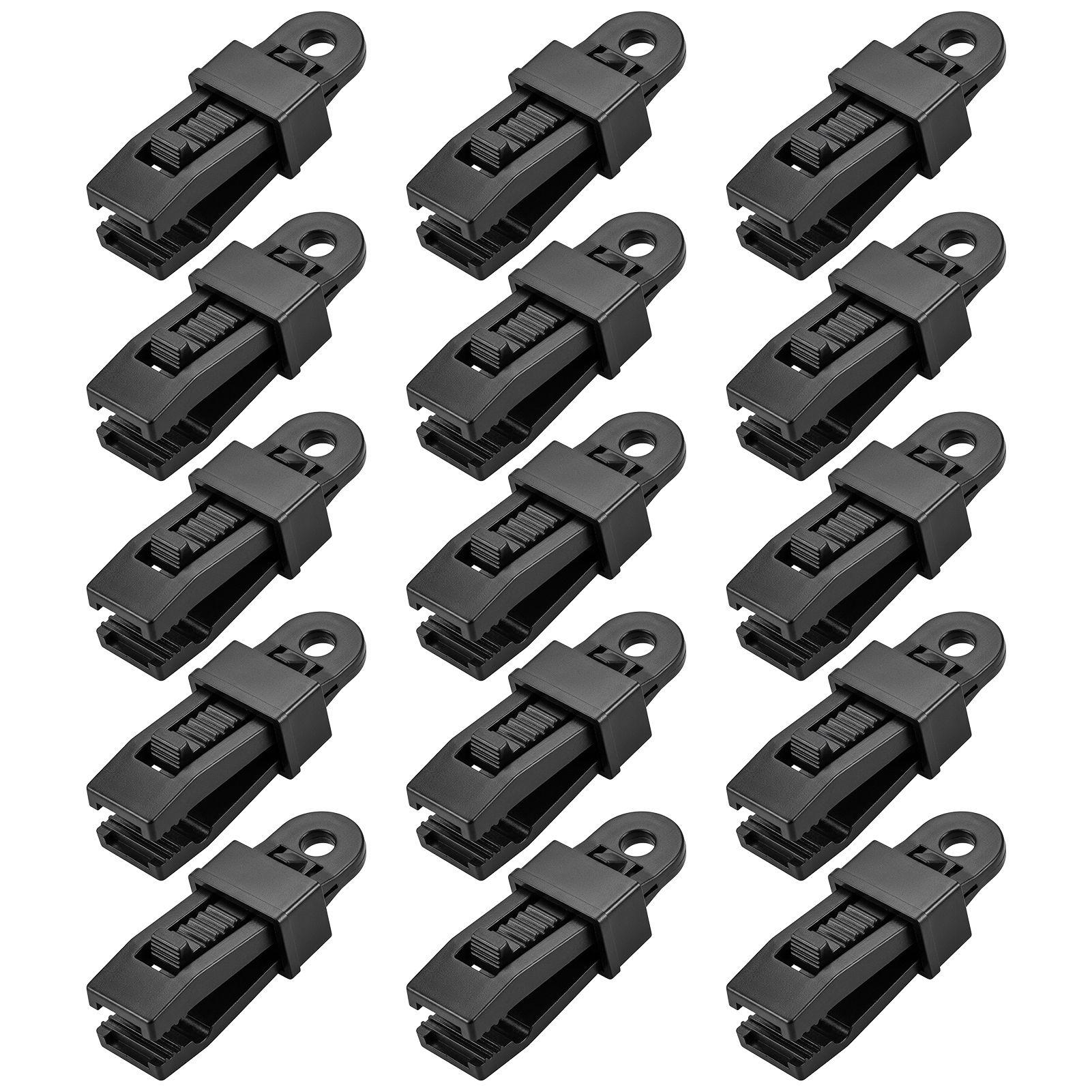 15/20pcs Tent Clips For Outdoor Canopy Windproof Tent Clips Camping & Hiking Outdoor Canopy Accessories