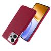 For Realme 14 5G Phone Case Cloth Texture Anti-Scratch Protective PC Back Cover