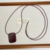 Metal Square Pendant Necklace for Women Girls Simple Long Sweater Chain Fashion Accessory