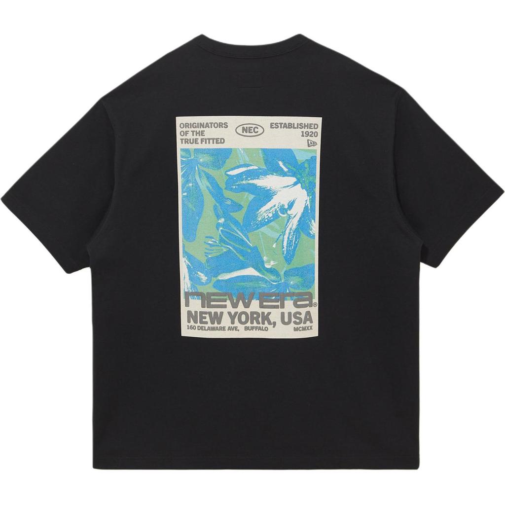 New Era SS26 Outdoor Series American Poster Print Breathable Knitted Crew Neck Casual Short Sleeve T-Shirt Unisex T-Shirts 15040849