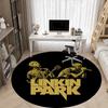 1pcMusic Linkin Papk Band Office Round Area Rug, Indoor Mat Suitable For Office,Bedroom Living Room Home Decor, Room Deco A0928157