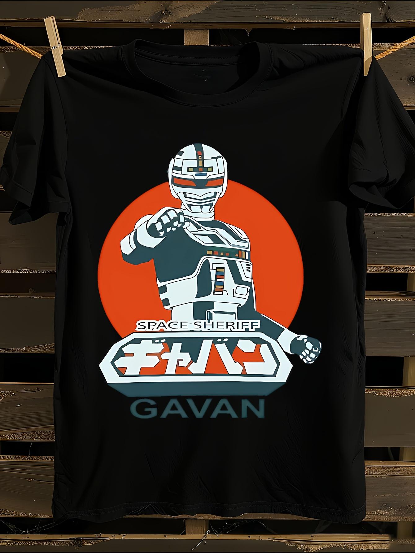 Space Sheriff Gavan Graphic T-shirt L