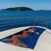 Neon Wave Surfer Quick Drying Bath Towel Microfiber Beach Towel Light Weight Swimming Camping Yoga Beach Out