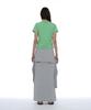 Partimento Woman Deconstructed Tee Maxi Skirt_Melange