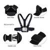 Chest Strap Compatible for GoPro 12/11/10 Action Camera Adjustable Chest Body Strap Harness Mount Holder with J Shaped Base