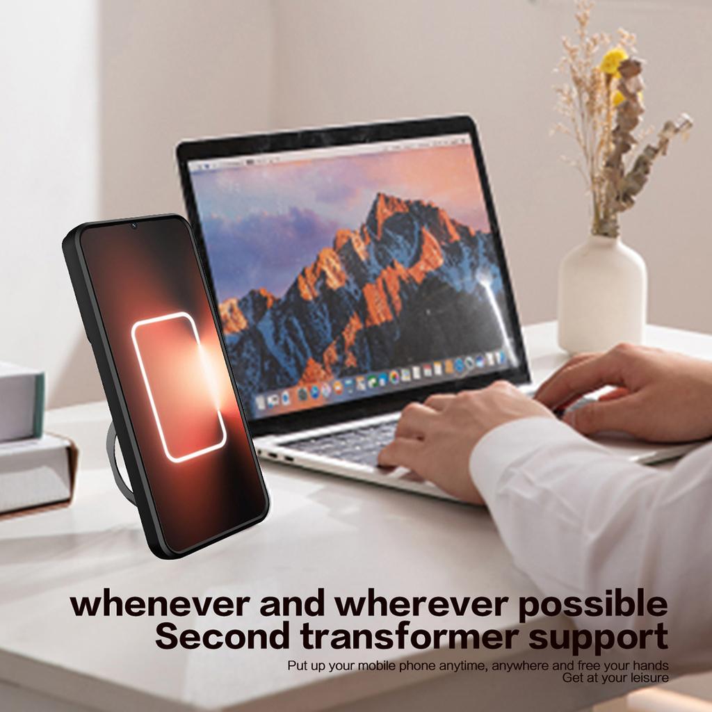 For Realme GT3 5G/GT Neo 5 5G PC+TPU Rotate Kickstand Cover Slide Lens Protection Shockproof Phone Case