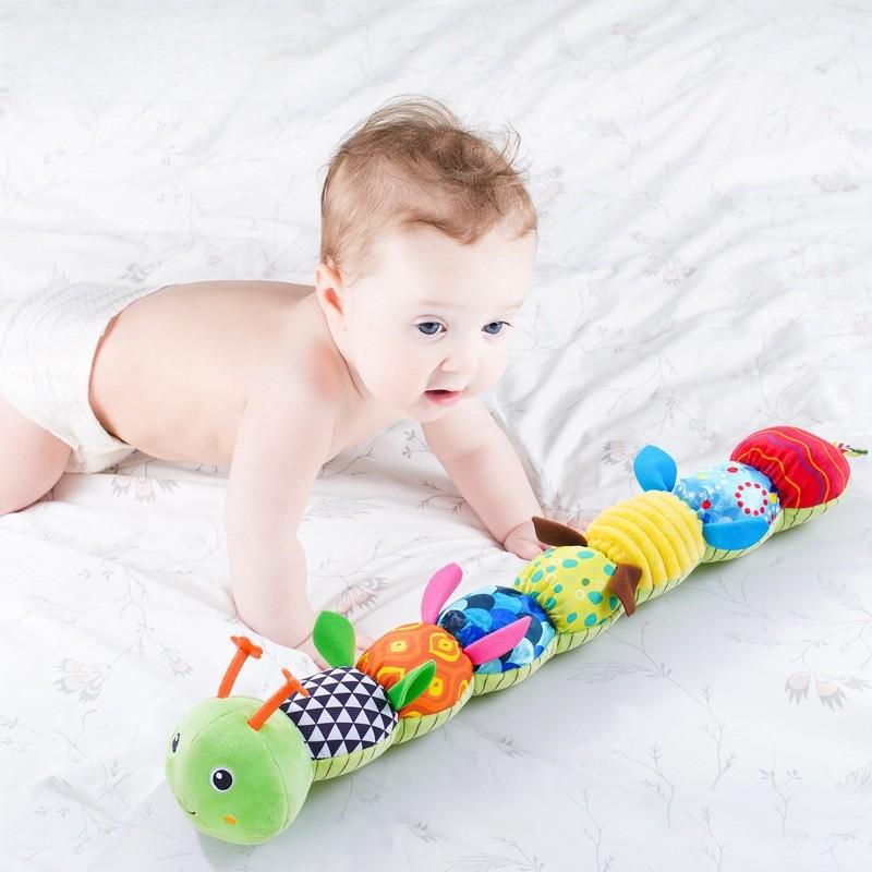 

Sozzy Baby Plush Height Chart Rattle Toy For Infant Development And Sensory Play зелёный