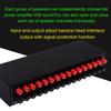 2 In 6 Out Power Amplifiers Loudspeaker Box Switcher 6 Channel Speaker Distribution Device Loudspeaker Switching Amplifi