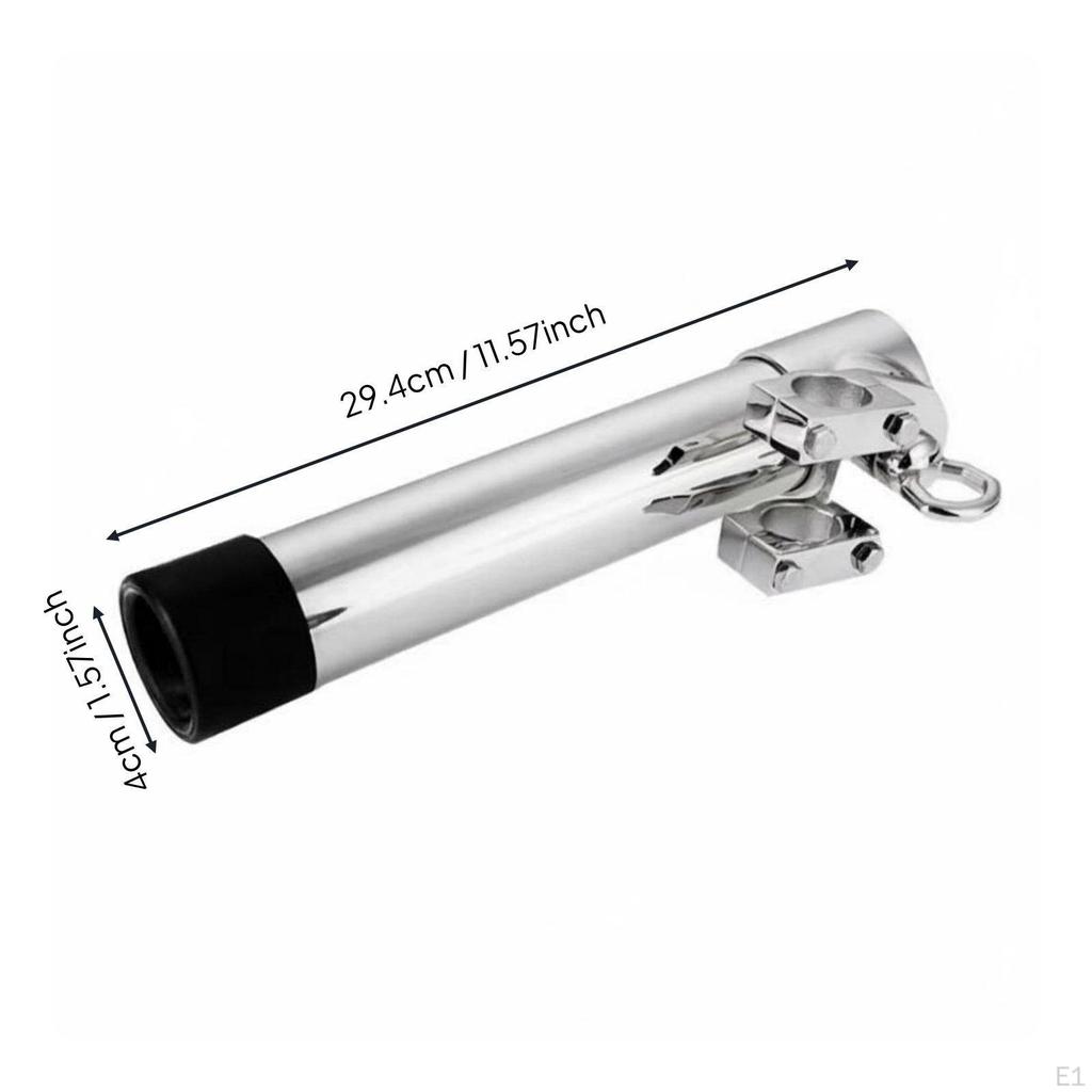 Adjustable Boat Fishing Rod Holder Multi Angle Adjustment Stainless Steel Marine