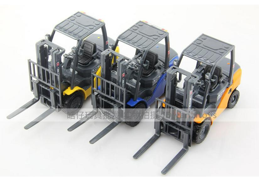 Kaidiwei 1:20 Light Forklift Alloy Engineering Model - Cargo Handling & Lifting Vehicle