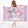 Sanrio Kids Beach Towel, Soft Quick Dry & Absorbent for Swimming Sports, Windproof Bathrobe Shawl, Portable