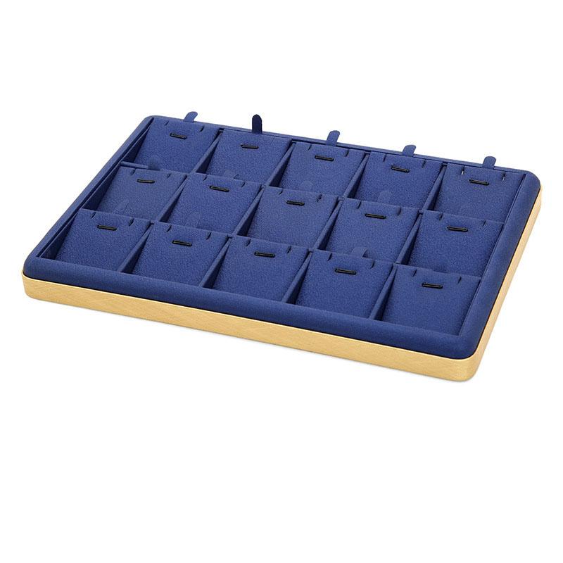 Microfiber Jewelry Display Tray Jewelry Storage Pallet for Necklace Bangle Ring Earring Bracelet Counter Storage Tray