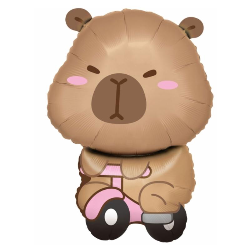 Lot de 10 Ballons Capybara Élégants Ballons Portables Accessoire Pour Créer Une Atmosphère Joyeuse Lors de Toute Fête Ou Événement