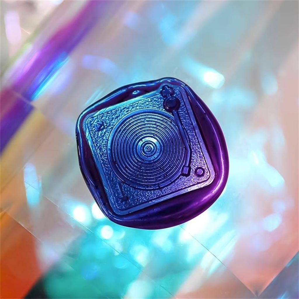 Siegelwachs Stempelkopf für Siegel Umschlag Einladung DIY Scrapbooking Musik-Themen Wachssiegel Stempelkopf Ersatz