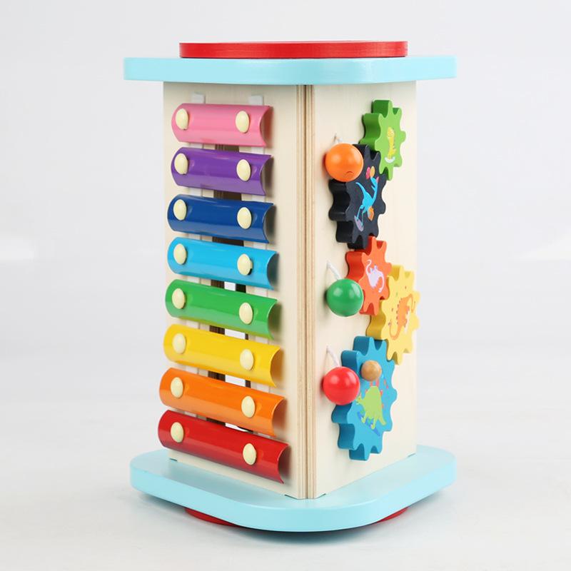 Baby Early Education Puzzle Multifunctional Sensory Integration Enlightenment Education Percussion Instrument Colorful Music Combination Hand Playing