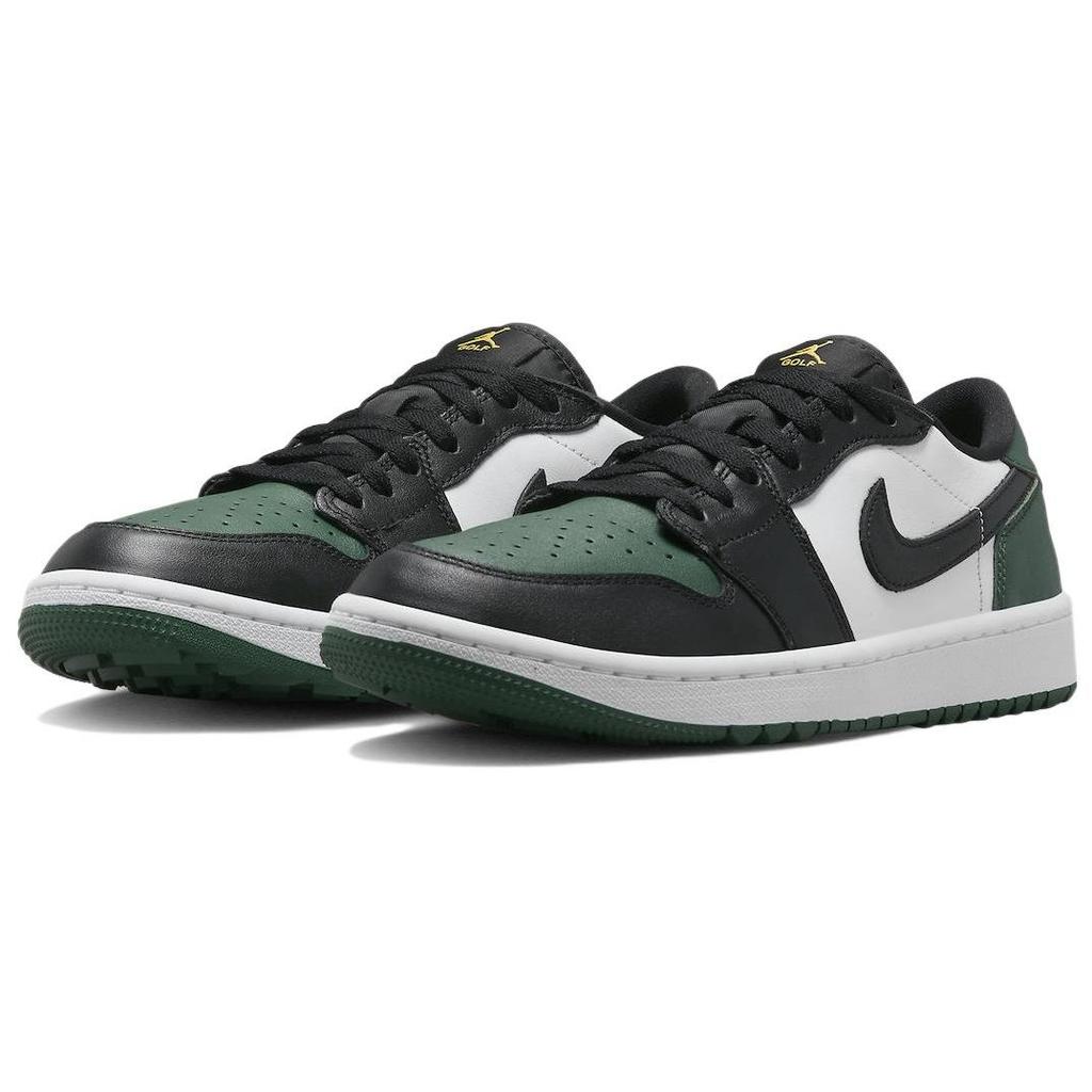 Air Jordan 1 Low Golf Noble Green Unisex Sneakers White Black DD9315-107
