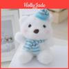 Soft Plush Teddy Key Holder Charming Cartoon Bear Hanging Ornament Cute Birthday Gift