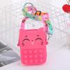 Neue Mädchen Blase Handtasche Prinzessin Geldbörse Weiche Silikon Umhängetasche Kinder Nette Katze Cartoon Rucksack Stressabbau Spielzeug Schulter Tasche