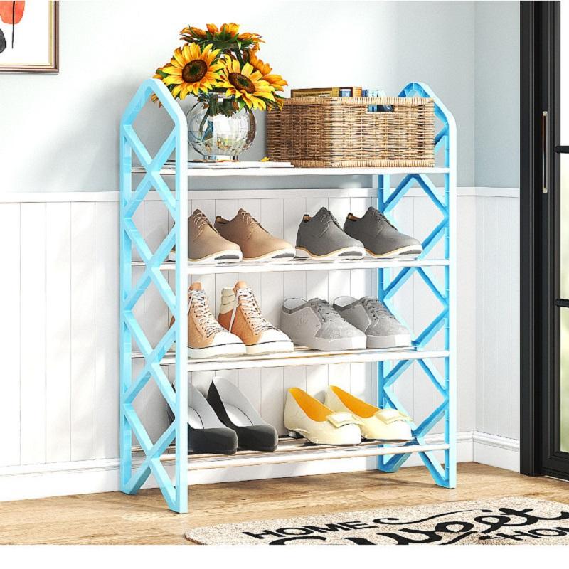Household Plastic Shoe Rack Assembly Required Space Saving Outdoor Hallway Storage Cabinet Small Footwear shoemaker organizer