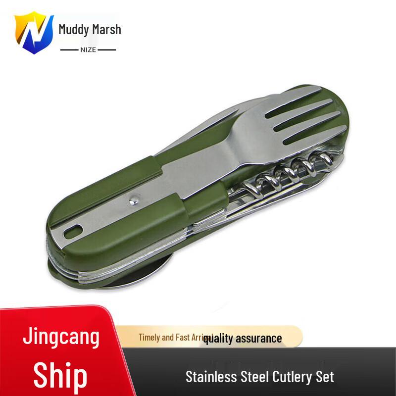 Portable Outdoor Stainless Steel Cutlery Set