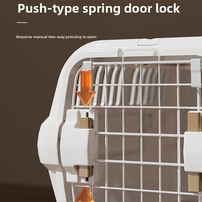Cat Carrier with Top Opening Portable Pet Travel Crate Anti-Stress Soft Sided Cat Cage for Small Dogs Handheld Pet Transport Box