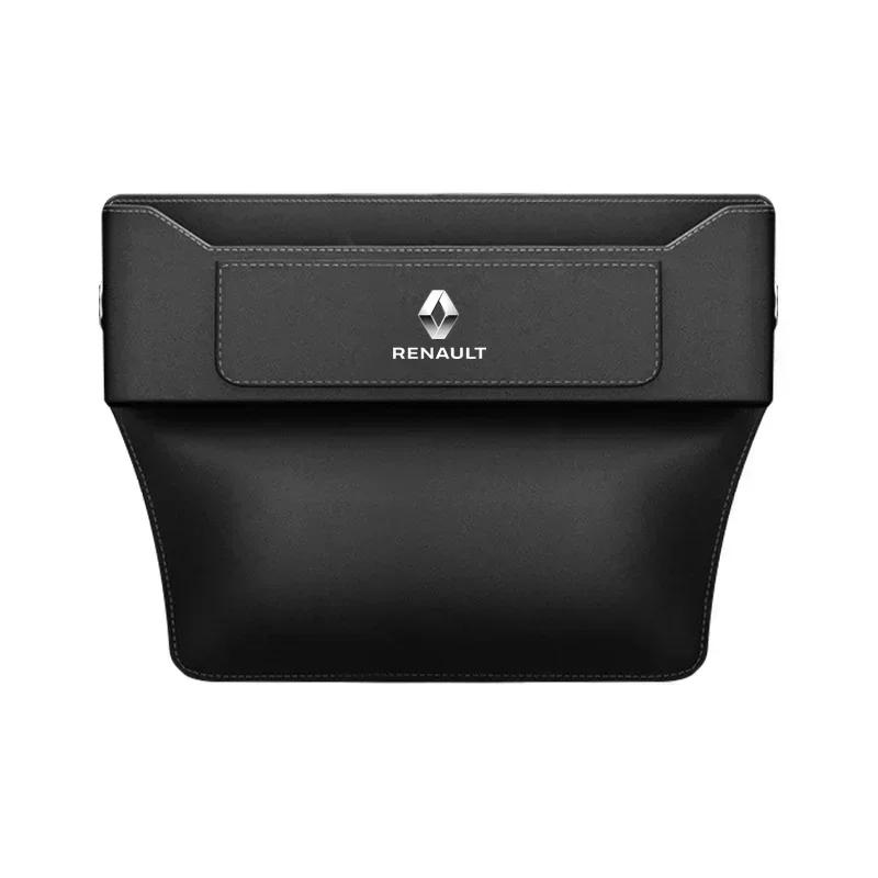 Hub Caps Car Seat Gap Organizer Seat Crevice Slot Storage Box For Renault Megane 2 3 Koleos Duster Clio 4 Logan Captur Kadjar Ac