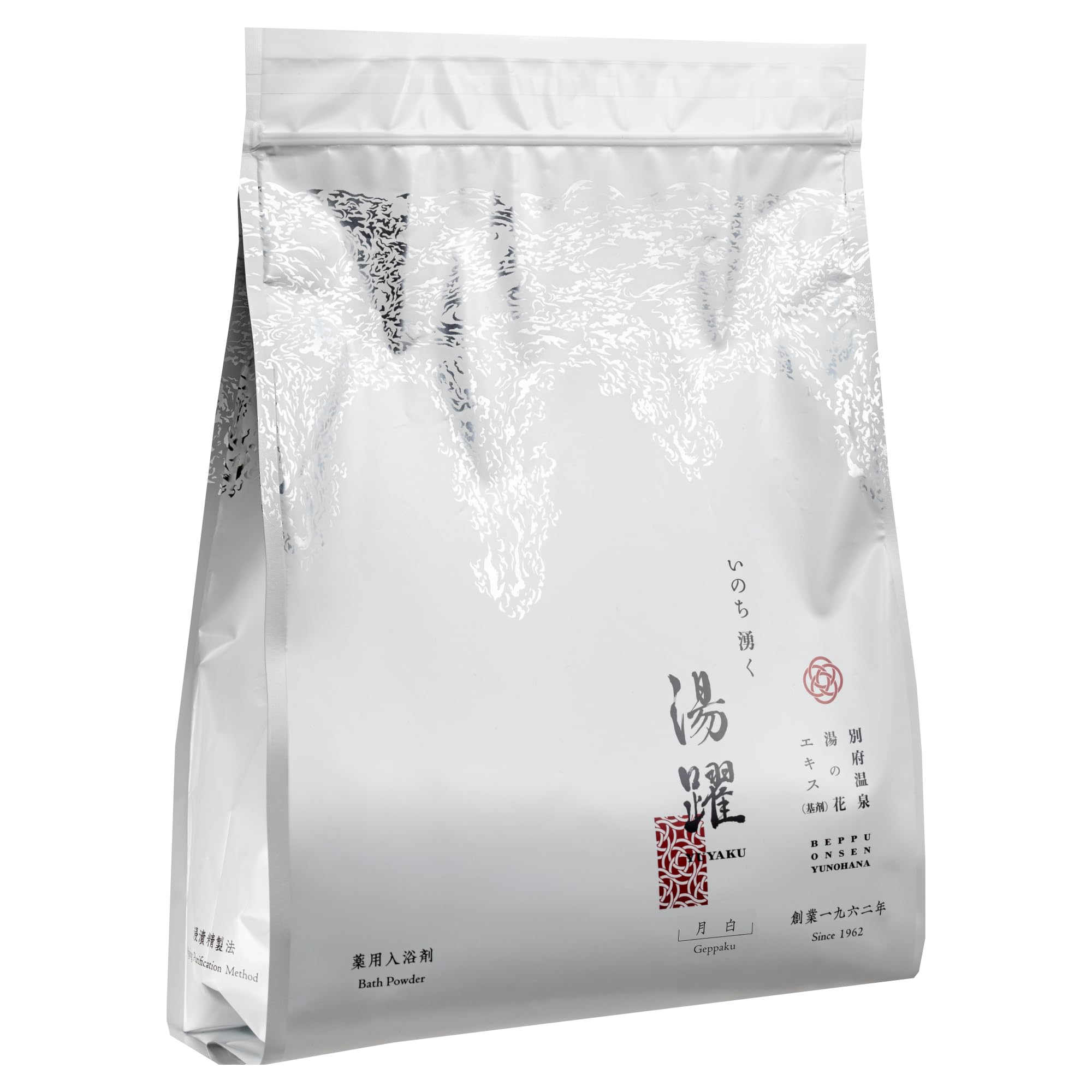 

Юяку Бат Мун Кувшинка Мутная Лечебная Ванна Крупные Соли, Белый, Пакет, 1500г, Аромат, Белый, Вода, Соли, Объем, Квази-лекарственное средство