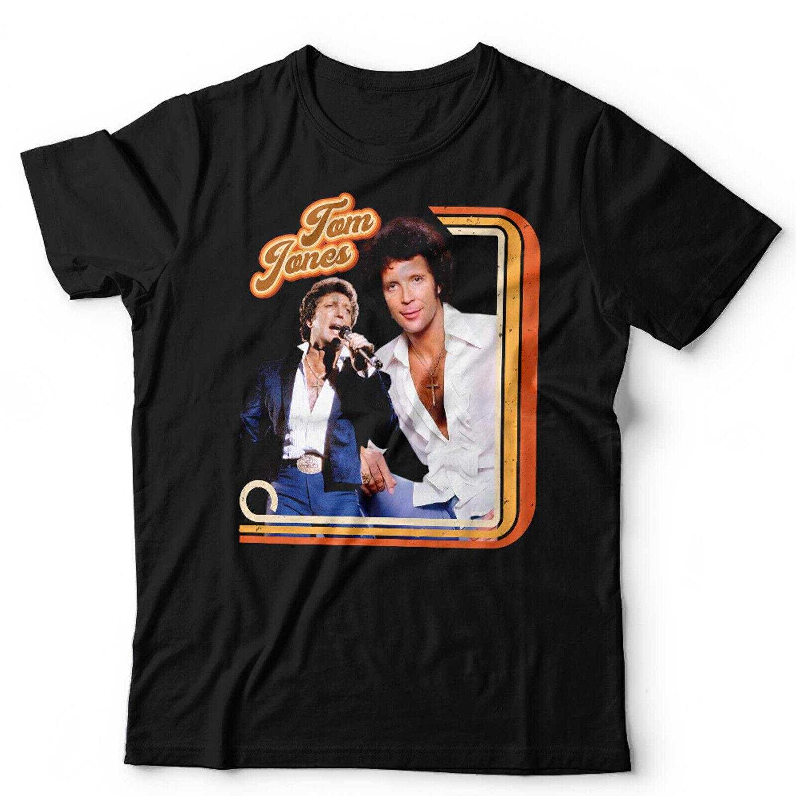 Tom Jones Tshirt NEW 70s Retro Star Unisex and Welsh Wales Throwback 3XL