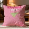 Hot M-Mmargarita Cocktail Arted Cushion Cover Soft Washable Pillow Case Multi-Scene For Couch Bed Travel Office Use