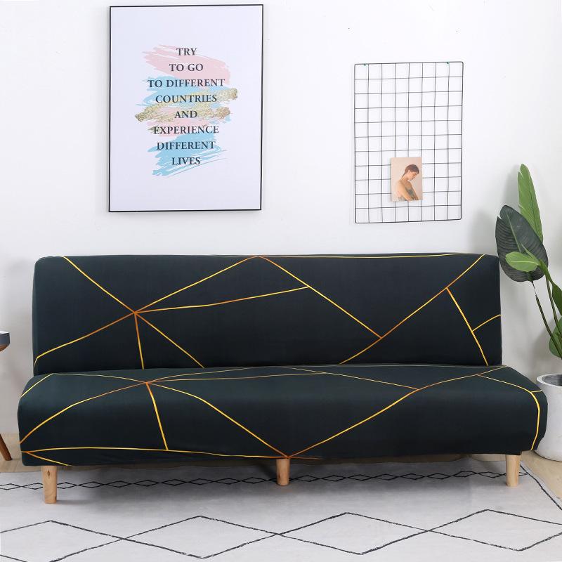 All-Inclusive Folding Sofa Bed Cover Stretch One-Piece Sofa Cover Without Armrest Can Be Used Directly