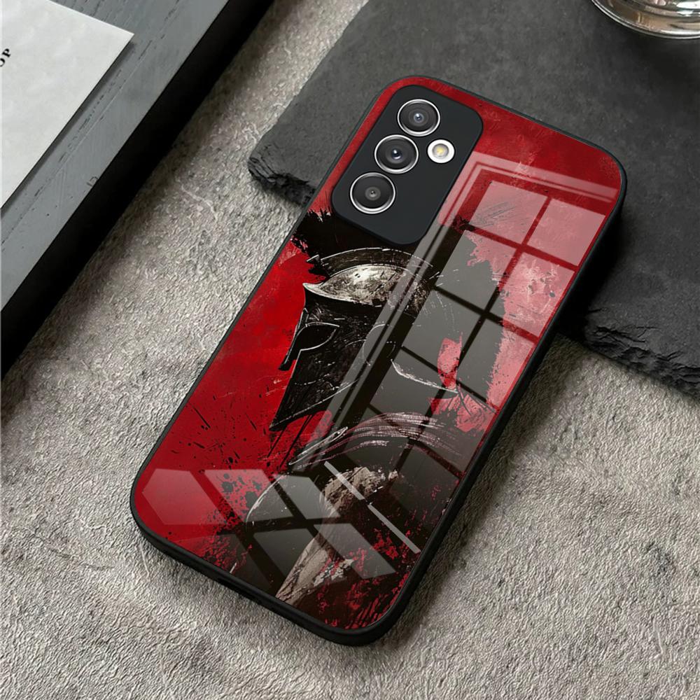 Phone Case For S25 Ultra Samsung S26 S23 S24 Plus S22 S20 S21 Fe A54 A34 A53 A16 Glass Cover Flim 300 S-Spartans
