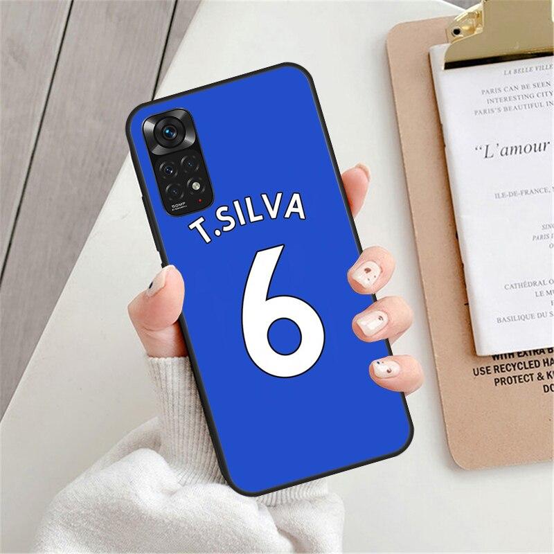 

Чехол с именем футболиста и номером для Xiaomi Redmi 9 10 9C 10A 10C, чехол для Redmi Note 7 8 9 10 11 Pro 8T 9S 10S 11S Redmi Note 11 Pro