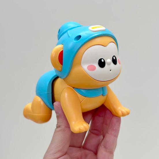 Electric Crawling Animal Toy with Music 0-1 Toddlers Boys Girls Educational Cartoon Monkey Koala Crawling Learning Recording Musical Interactive Toy