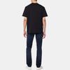 Calvin Klein Letter Ribbed Round Neck Drop Shoulder Short Sleeve T-Shirt Men T-Shirts Black 4RB862G-UB1