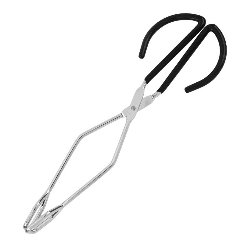 Scissor-Style Multi-Purpose BBQ Food and Charcoal Tongs