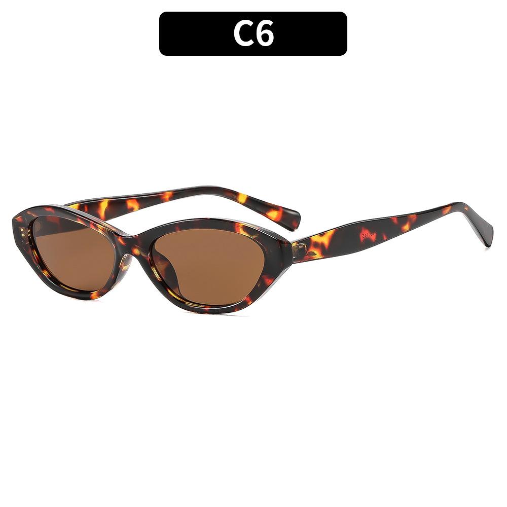 European and American fashion new irregular cat eye sunglasses advanced sense UV protection sunglasses personalized trend glasses women