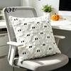Cozy Halloween Ghost Cushion Covers 2Pcs Covers, Plush Throw Pillow 18x18 Decorative Pillowcase Inch Cases for Sofa Bed Couch Chair Theme Home