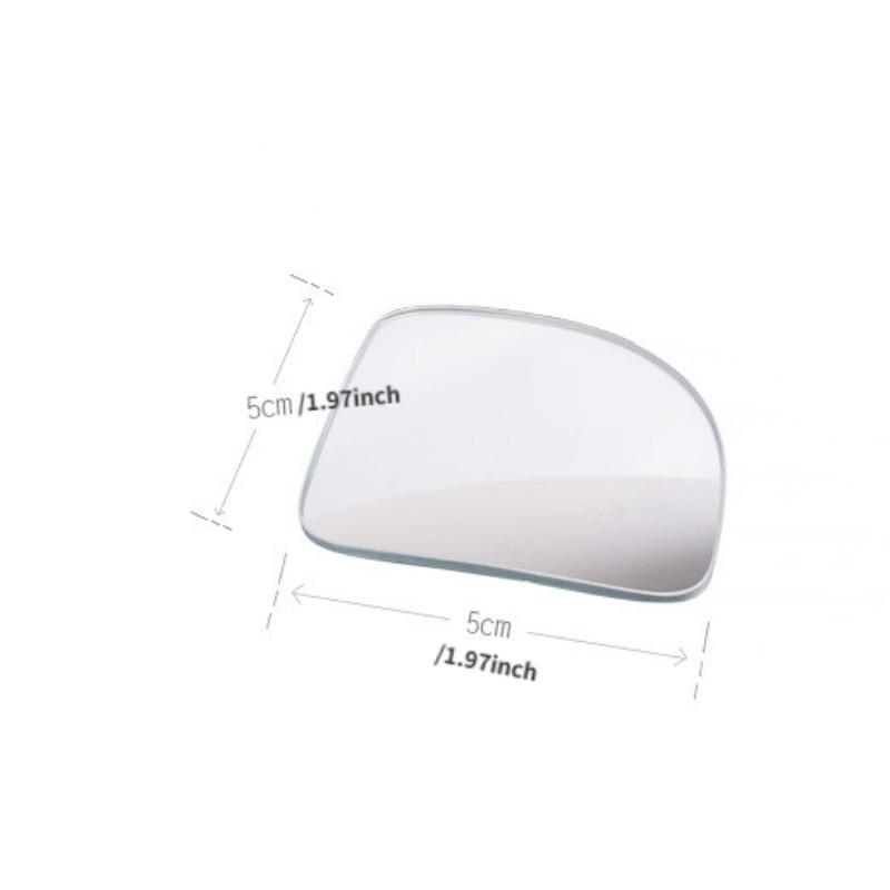 2 Stück, verstellbar, für Parkplatz, Rückansicht, Auto, Motorrad-Zubehör, HD-Glas, Toter-Winkel-Spiegel, 360-Grad-Drehung, konvex