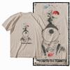 G37 Beige Big Size 100 Cotton  Space Printed Unisexs Tshirt   Streetwear Cool Vintage Oneck Unisexs Tee Tshirt