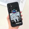 For Samsung A25 5G 2023 Case SM-A256B Cute Astronaut Duck Slim Soft Silicone Back Phone Cover For Samsung A55 A35 5G A356B Coque