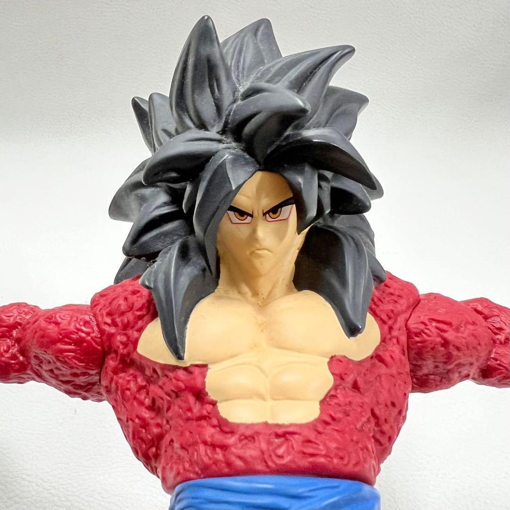 Used Dragon Ball GT Assembly Type DX Soft Vinyl Figure Super Saiyan 4 Son Goku