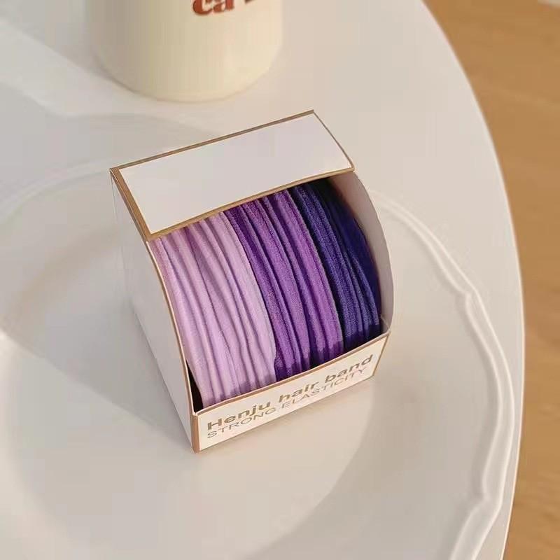 Korean Elastic Durable Seamless Hair Band Set for Women