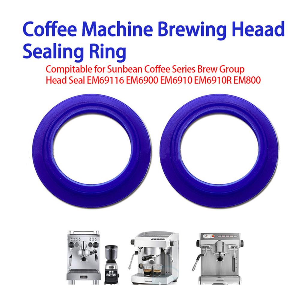 2 Stück Brühgruppen-Dichtung für Sunbeam EM6900/EM6910/EM6910R/PU6910/EM7000/EM7000R/EM7000K/EM7000 Kaffeemaschinenzubehör