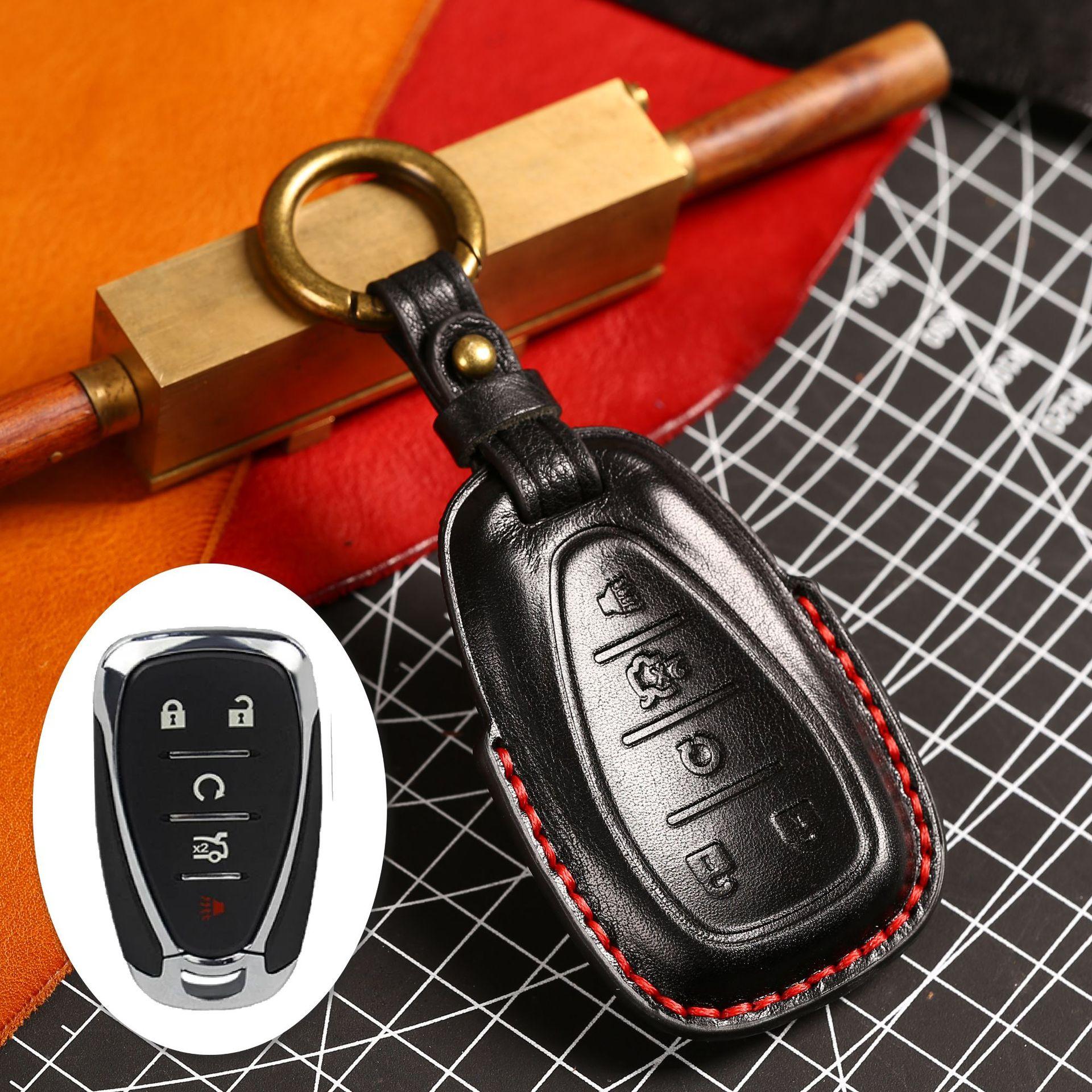 

The key cover is suitable for Chevrolet Malibu XL Chuangku Chuangjie Explorer RS Volando Pioneer cladding shell buckle leather.