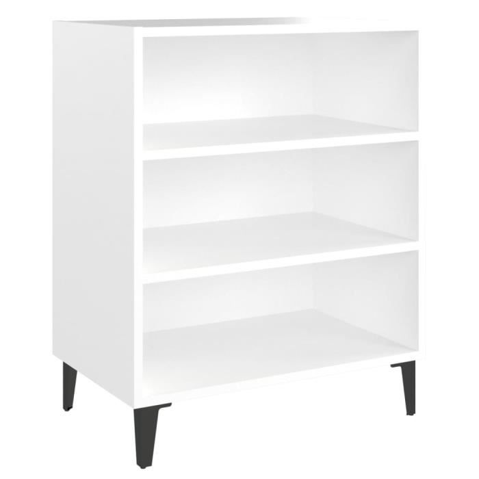 VidaXL Buffet Blanc 57x35x70 cm Aggloméré