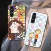 Charlie And Lola Anime Phone Case For Samsung S 24 Fe 25 Ultra Plus 20 Lite 21 30 22 23 24 22 Ultra 5G Fundas