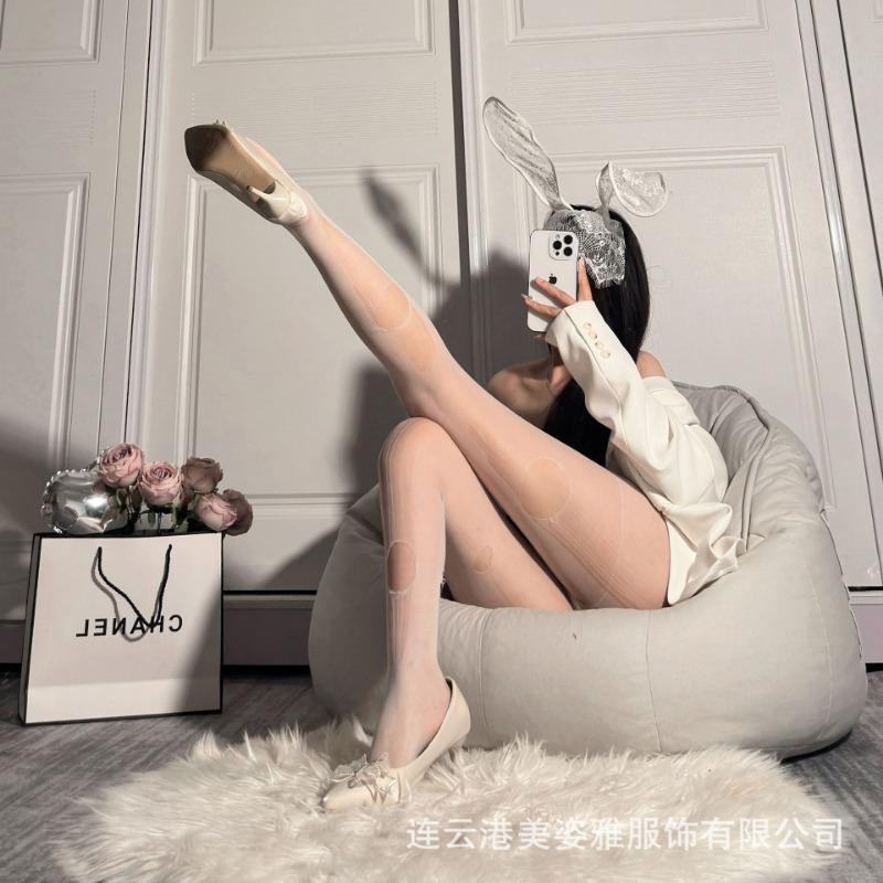 Sexy easy-to-tear stockings, hand-torn socks, pure desire wind disposable black stockings, free of fun, pure desire wind one-piece socks temptation